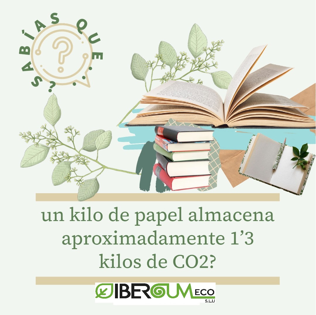 Guardas CO2 en tus libros